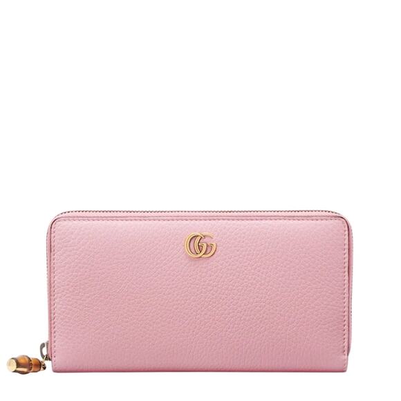 Gucci wallet with bamboo zip pull - Picture 1 of 7